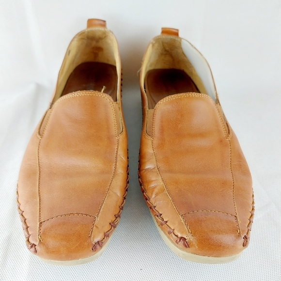 PIKOLINOS tan loafer slip on soft leather men's shoes moccasins size 41 - Picture 4 of 13